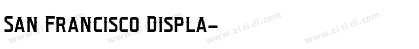 San Francisco Displa字体转换